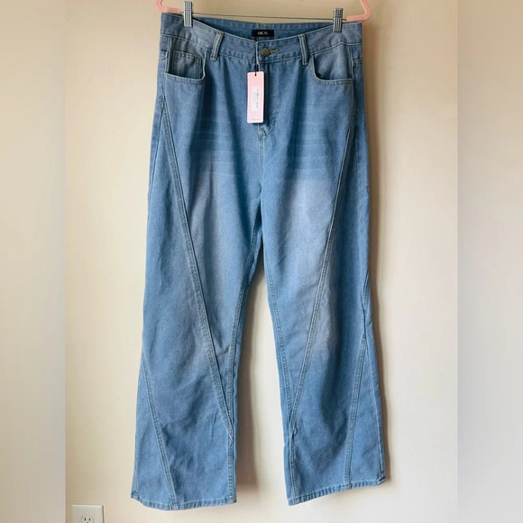 Micas Light Blue Wash Jeans - Size XL - New with Tags - Picture 8 of 15